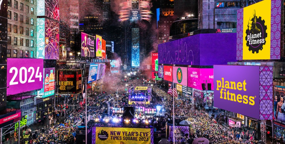 Planet Fitness será patrocinador principal de Nochevieja en Times Square