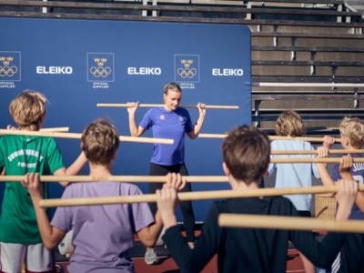 Eleiko instaló una estación de entrenamiento de fuerza para niños